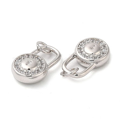 Латунные микро проложить кубического циркония подвески KK-C028-05P-1