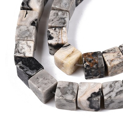 Натуральная карта каменные бусы пряди G-T139-8x8-20A-1