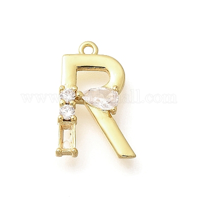Латунные микро проложить кубического циркония подвески KK-M310-01G-18-1