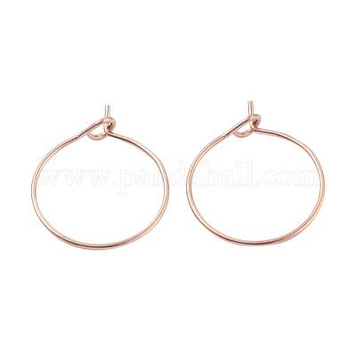 30 шт. фурнитура для сережек-колец из хирургической нержавеющей стали 316l 5 размера STAS-ZZ0001-03G-1