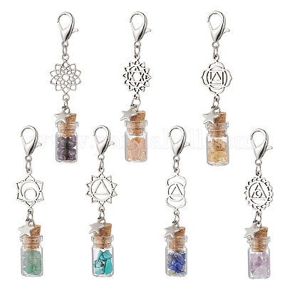 Чакра натуральный лазурит HJEW-JM03308-1