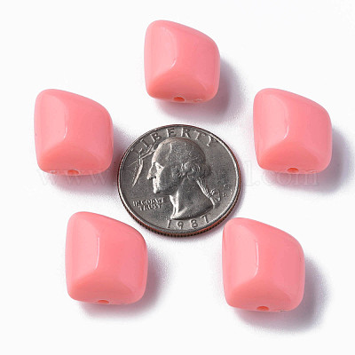 Непрозрачные акриловые бусины&nbsp;MACR-S373-15A-A08-1