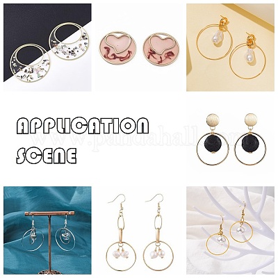 Латунные соединительные колечки X-KK-T020-55G-1