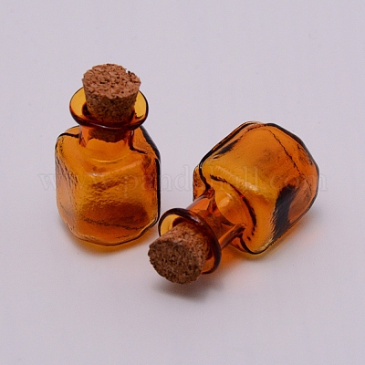 Мини-бутылки из боросиликатного стекла GLAA-WH0018-76C-1