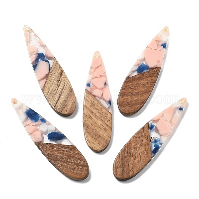 Подвески из смолы и ореха FIND-R051-14B-1