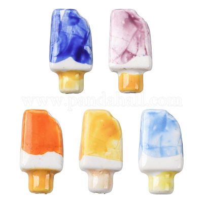 10шт 5 цвета фарфоровые бусины ручной работы PORC-FS0001-38-1