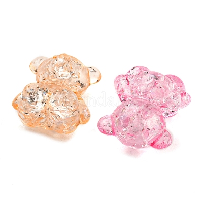 Прозрачных бусин акриловые треск MACR-D024-12-1