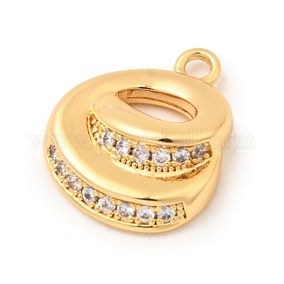 Латунные микро проложить кубического циркония подвески KK-C117-12G-E-1