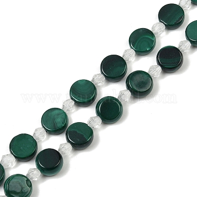 Природного малахита бисер нитей G-L630-E01-8mm-1