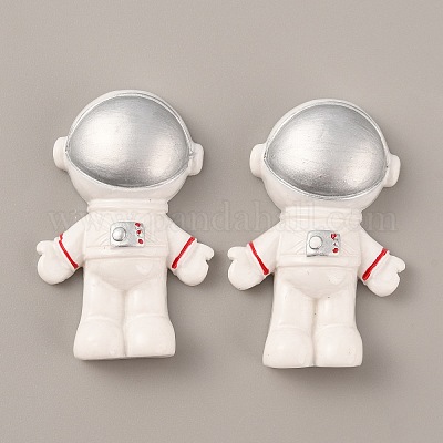 Кабошоны из непрозрачной смолы на тему космоса RESI-WH0029-23D-05-1