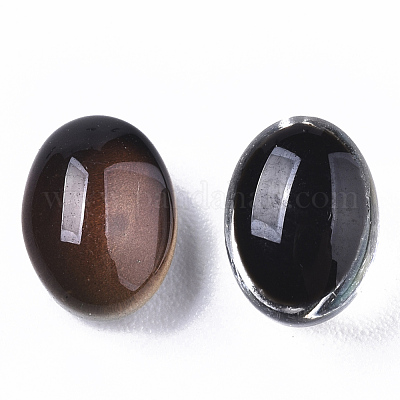 Полупрозрачные стеклянные кабошоны GLAA-T023-02A-1