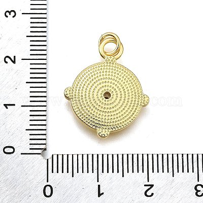 Стойки обшивки латунь микро проложить Циркон подвеску KK-K401-60C-G-1