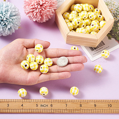 Натуральные деревянные бусы&nbsp;WOOD-TAC0010-05G-1