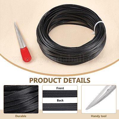 Круглые пластиковые плетеные полоски из ротанга&nbsp;FIND-BC0013-78-1