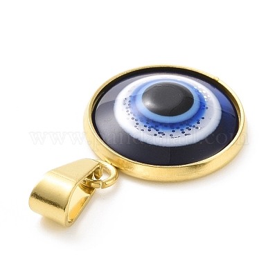 Подвески из смолы ручной работы с вакуумным покрытием pvd STAS-G261-13G-1