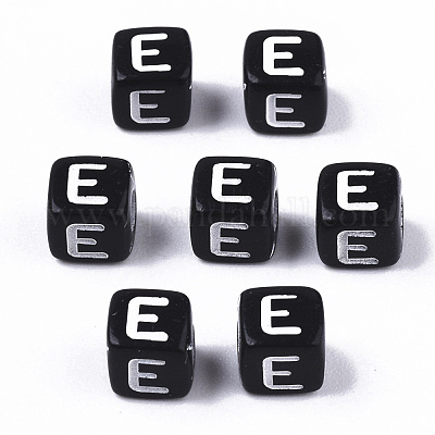 Непрозрачные акриловые бусины SACR-N002-01E-1