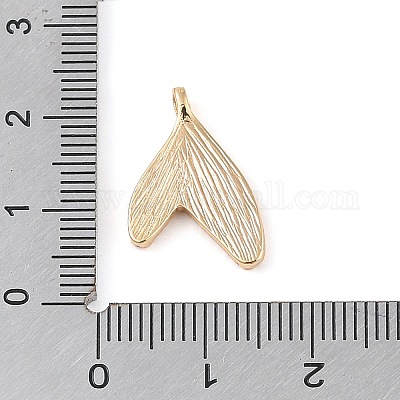 Латунные микропаве прозрачные подвески с фианитом KK-Q816-05G-01-1