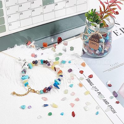 Наборы для самостоятельного изготовления эластичных браслетов и подвесок из проволоки DIY-NB0001-99-1