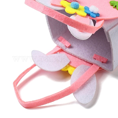 Мешочек для конфет из пасхального кролика из нетканого материала ABAG-P010-A01-1