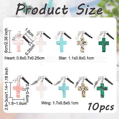 10шт пластиковые мобильные пылезащитные заглушки HJEW-AB00059-1