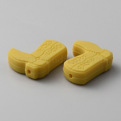 Силиконовые бусины&nbsp;SIL-WH0001-51F-1