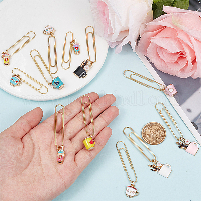 Железные длинные скрепки AJEW-OC00006-1