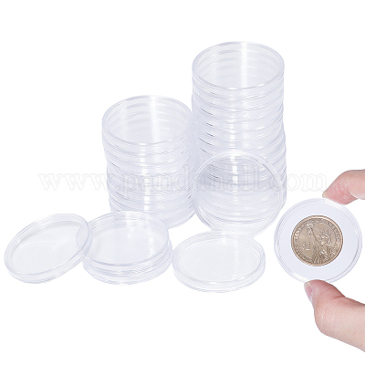 Пластиковые коробки для сбора монет AJEW-WH0270-271B-1