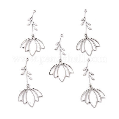 Большие подвески из не тускнеющей нержавеющей стали 201 STAS-S105-LA364-1-1