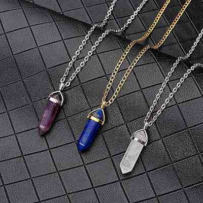 Подвески с драгоценными камнями в стиле 12шт. DIY-SZ0008-30-1