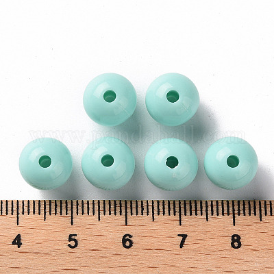 Perles acryliques opaques&nbsp;MACR-S370-C10mm-12-1