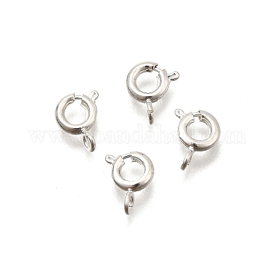 Экологически чистые латунные пружинные кольцевые застежки KK-D082-01E-S-1