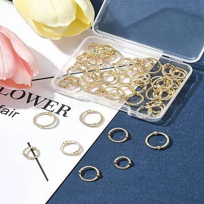 60 шт. 3 стиля стойки с покрытием из сплава рамы для бусин FIND-FS0003-45-1