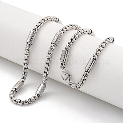 Не тускнеющие цепочки из нержавеющей стали 304 NJEW-R266-09B-P-1