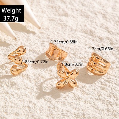 Набор из 4 шт. колец из сплава WG7802C-39-1