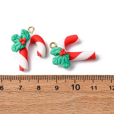 Рождественские подвески из полимерной глины ручной работы&nbsp;LS-CLAY-B007-02B-1