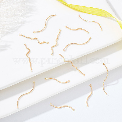 30 шт. 3 стиля подвески-подвески для соединителей из латуни с покрытием стойки KK-GA0001-34-1