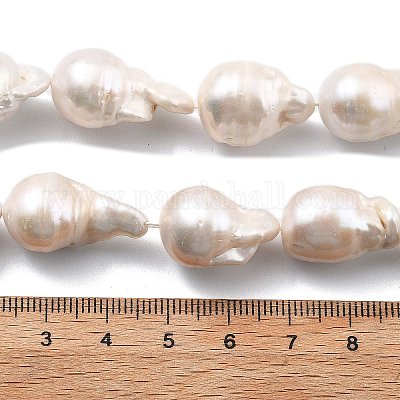 Натуральные нити нуклеированных грушевидных бусин PEAR-B004-15I-04A-1