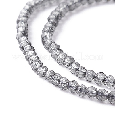 Прозрачные стеклянные бусины GLAA-C019-01A-23-1