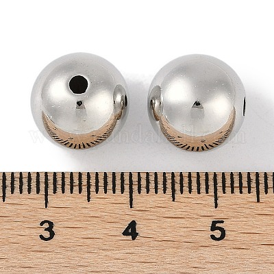 Пластиковые круглые бусины ccb ALUM-U001-08C-07-1