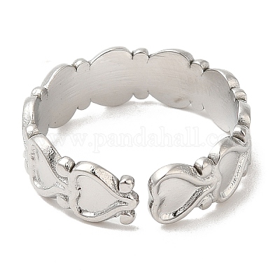 Фурнитура для открытого кольца-манжеты из некорродирующей нержавеющей стали марки 304 RJEW-K245-85P-1