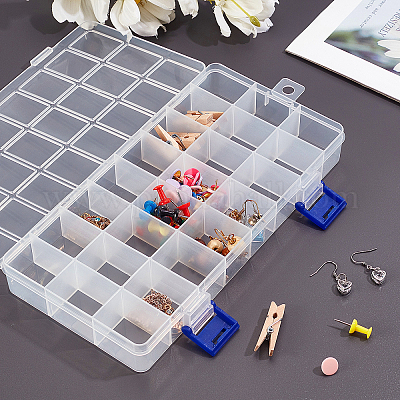 Wholesale SUPERFINDINGS 4pcs 24 Compartments Rectangle Empty