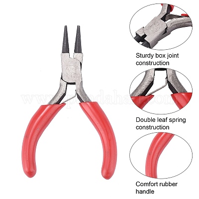 Japanese Type 5-Inch Mini Bent Chain Nose Pliers with Smooth Jaw Jewelry  Making Repairing - China Long Nose Plier, European Type