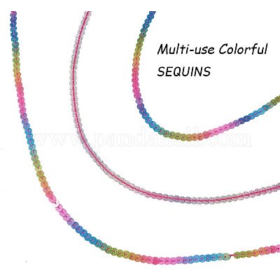 Пэт пластиковые блестки бусины PVC-PH0001-17-1