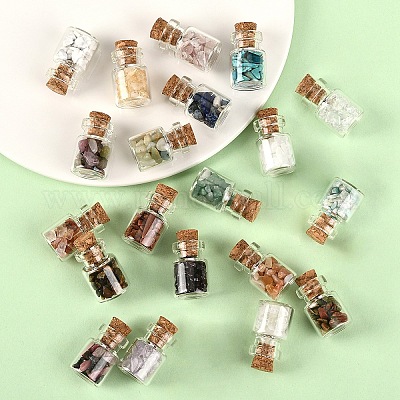51.5 г 20 вида бусин из натурального драгоценного камня G-YW0002-32-1