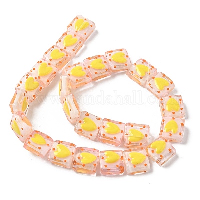 Эмалевые бусины ручной работы в технике лэмпворк LAMP-G147-02C-1