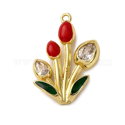 Латунные микро проложить кубического циркония подвески KK-C119-18A-01-1