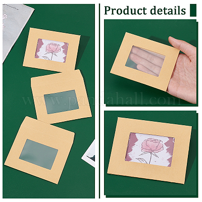 100 Pack Blank Invitation Cards with Envelopes, India