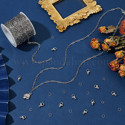 Цепи из хирургической нержавеющей стали 316L DIY-UN0006-35B-1