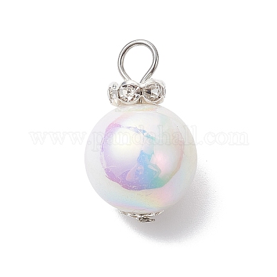 Имитация жемчуга акриловыми подвесками PALLOY-JF04349-02-1