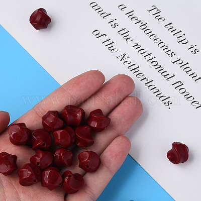 Непрозрачные акриловые бусины&nbsp;MACR-S373-139-A02-1